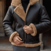 B3 Aviator Jacket – Men’s RAF Sheepskin Shearling Leather Bomber (2) B3 Aviator Jacket – Men’s Sheepskin Shearling Leather Bomber