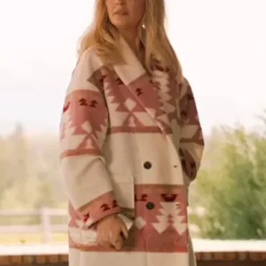 Beth Dutton Pink Coat – Yellowstone Inspired Women's Winter Coat