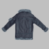 Black Shearling Jacket – Men’s Flight Aviation Leather Coat Cold Inferno (5) Black Shearling Jacket – Men’s Flight Aviation Leather Coat