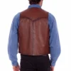 Men’s Classic Western Leather Vest