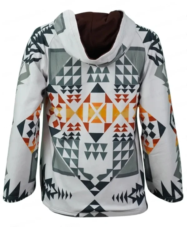Elegant & Exclusive Yellowstone Beth Dutton White Cloak Coat – Premium Wool Hooded Winter Wear - Image 3