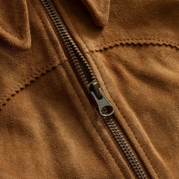 Essential Western Fringe Suede Jacket for Women – Stylish Brown Suede Outerwear - Image 4