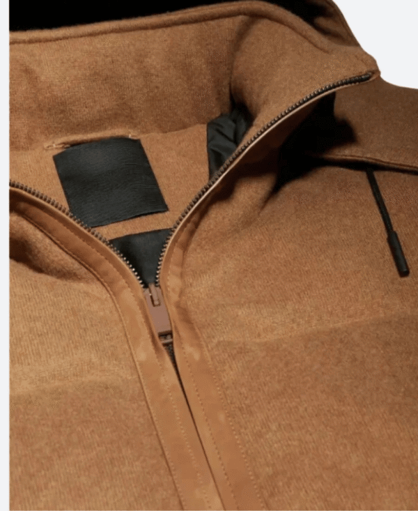 Exclusive Emily in Paris Gabriel Jacket – Stylish Brown Puffer from Season 4 - Image 2