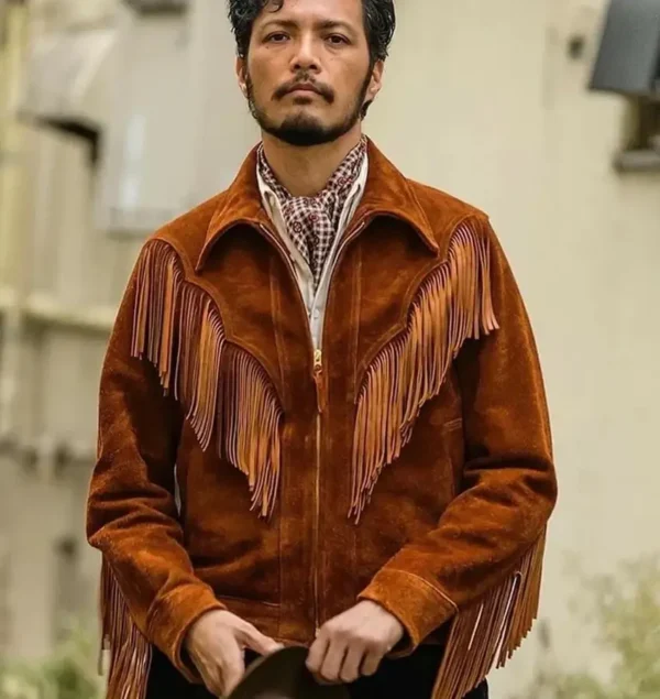 Men's Brown Suede Cowboy Jacket