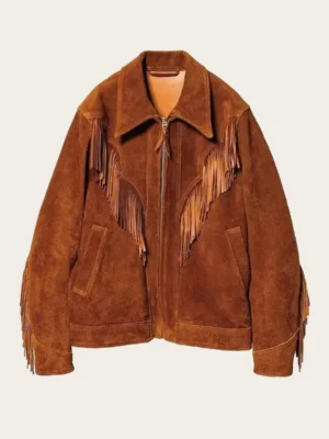 Men's Brown Suede Cowboy Jacket