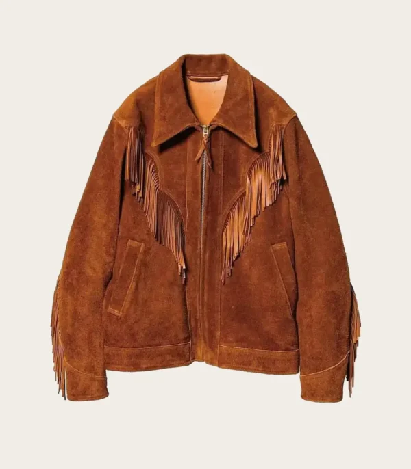 Men's Brown Suede Cowboy Jacket