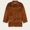 Men’s Premium Suede Cowboy Jacket with Fringes – Bold Brown Western Leather Jacket Men’s Premium Suede Cowboy Jacket with Fringes – Brown Western Leather Jacket