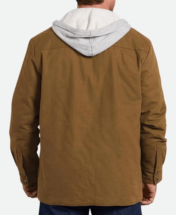 Outer Banks JJ Maybank Brown Jacket – Rudy Pankow Hooded Cotton Jacket - Image 3