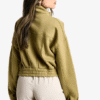 Pocket Detail Bomber Jacket for Women Trendy & Functional (2) Pocket Detail Bomber Jacket