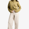 Pocket Detail Bomber Jacket for Women Trendy & Functional (3) Pocket Detail Bomber Jacket