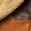 Mens Western Cowhide Sherpa Vest