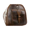 Schneiders Cowhide Leather Duffle Bag – Real Hair-On Hide Travel Bag