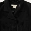 Stunning Black Suede Fringe Jacket for Women – Classic Western Style (3) Stunning Black Suede Fringe Jacket for Women – Classic Western Style