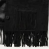 Stunning Black Suede Fringe Jacket for Women – Classic Western Style (4) Stunning Black Suede Fringe Jacket for Women – Classic Western Style