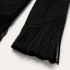 Stunning Black Suede Fringe Jacket for Women – Classic Western Style (5) Stunning Black Suede Fringe Jacket for Women – Classic Western Style