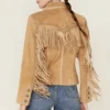 Stunning Women’s Suede Fringe Jacket – Premium Western Yellowstone Style (2) Women’s Suede Fringe Jacket