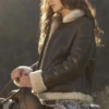 Aviator Women’s Brown Shearling Jacket