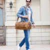 The Bard Weekender – Premium Handmade Leather Duffle Bag for Travel (7) The Bard Weekender – Premium Handmade Leather Duffle Bag for Travel
