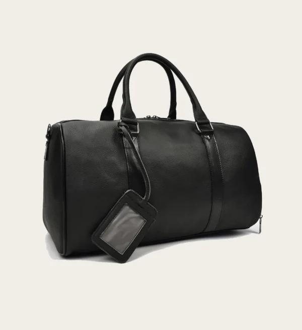 The Endre Weekender – Vintage Leather Duffle Bag for Travel & Gym - Image 3