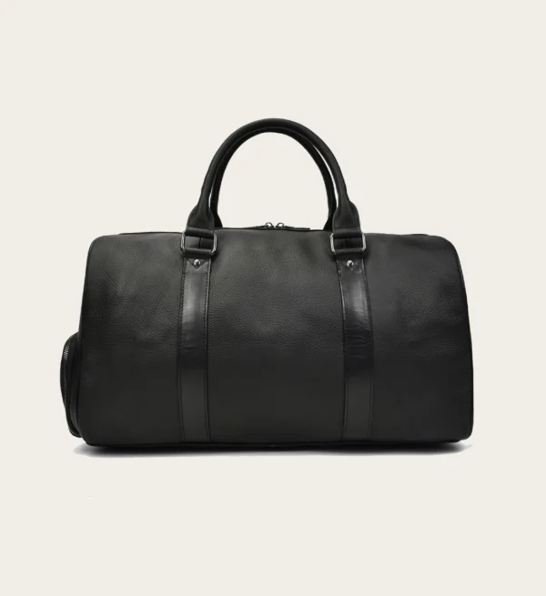 The Endre Weekender – Premium Vintage Leather Duffle Bag for Men