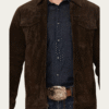 Men's Brown Suede Jacket – best