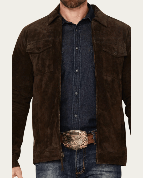 Men's Brown Suede Jacket – Hermitage Cromwell 2.0 - Image 2
