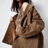 Real Suede Oversized Jacket
