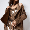 Real Suede Oversized Jacket