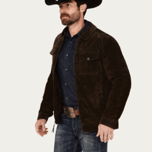 Men's Brown Suede Jacket by Hermitage Cromwell 2.0