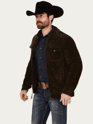 Men's Brown Suede Jacket by Hermitage Cromwell 2.0