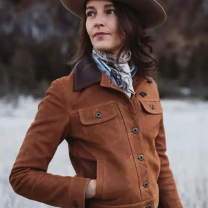 Western Leather Jacket for Women – Gold Bison™ Genuine Leather
