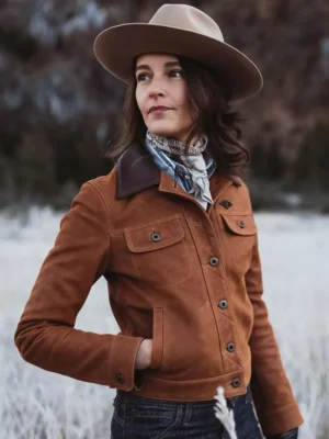 Western Leather Jacket for Women – Gold Bison™ Genuine Leather