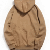 Basic Solid Fleece Hoodie with Pouch Pocket – Casual Winter Wear for Men & Women