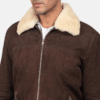 Brown Shearling Fur Jacket