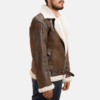 Forest Double Face Shearling Jacket (4) Forest Double Face Shearling Jacket