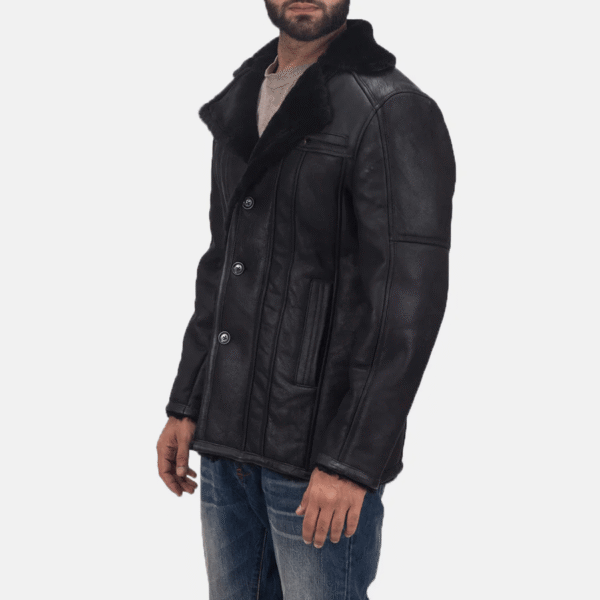 Furcliff Double Face Shearling Leather Coat - Image 2