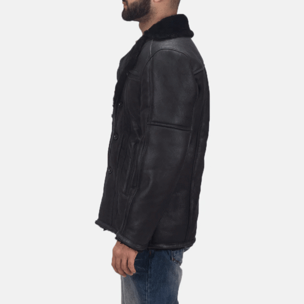 Furcliff Double Face Shearling Leather Coat - Image 3