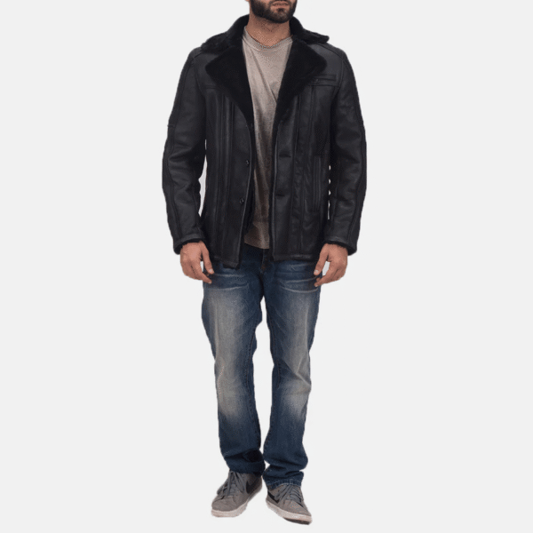 Furcliff Double Face Shearling Leather Coat - Image 5