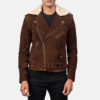 Suede Fur Biker Jacket