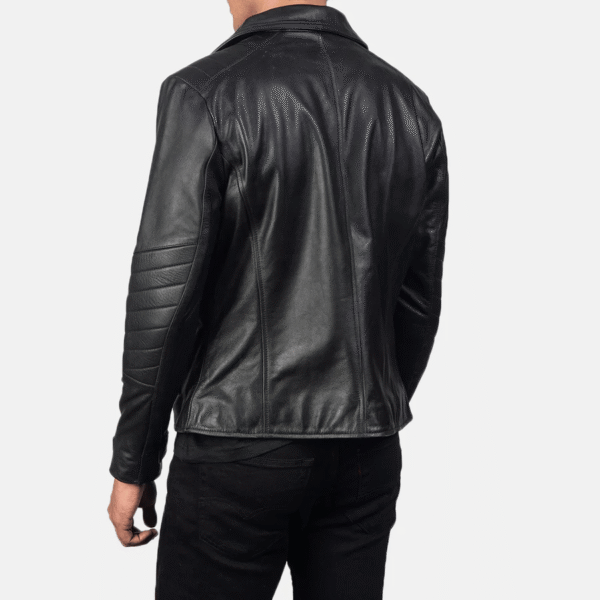 Men's Slim Fit Biker Jacket - Image 3