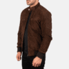 Premium Suede Bomber Jacket