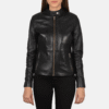 Rave Black Leather Biker Jacket Rave Black Leather Biker Jacket for Men – Real Sheepskin Leather