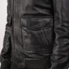 Black A2 Flight Bomber Jacket
