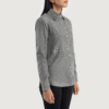 Grey Suede Leather Shirt Jacket