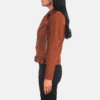 Premium Brown Suede Biker Jacket