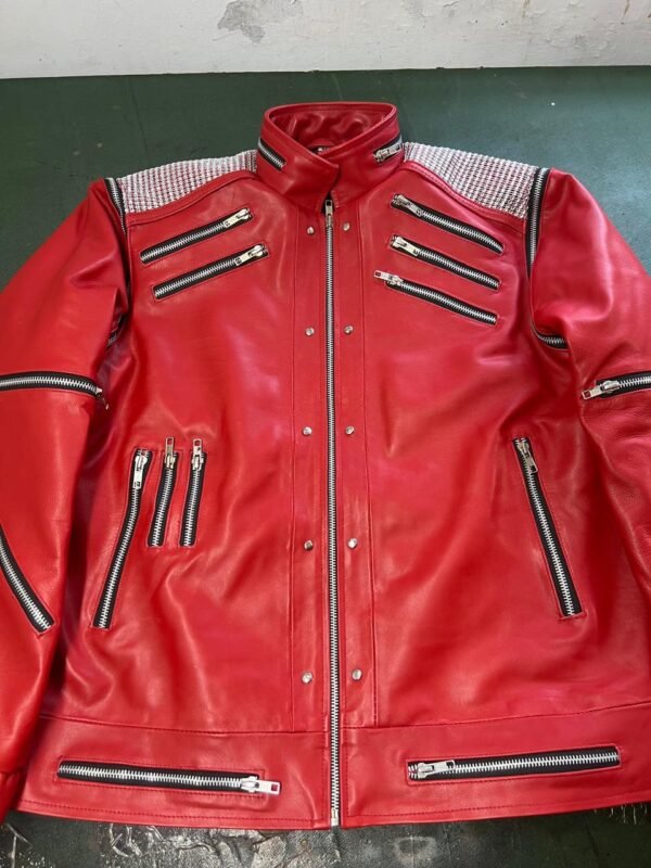 Men’s Red Celebrity Style Jacket