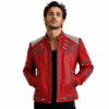 Men’s Red Celebrity Style Jacket