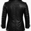 Leon Kennedy RE9 Requiem Inspired Black Leather Jacket