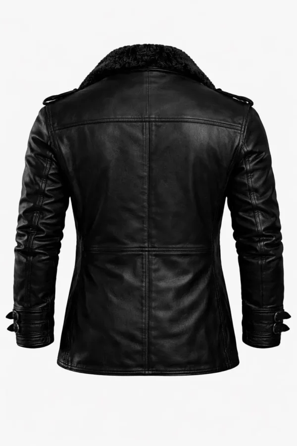 Leon Kennedy RE9 Requiem Inspired Black Leather Jacket